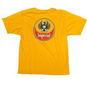 Imperial Beer T Shirt Yellow Graphic Tee M Costa Rica La Cerveza De Costa Rica